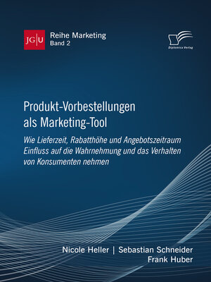 cover image of Produkt-Vorbestellungen als Marketing-Tool